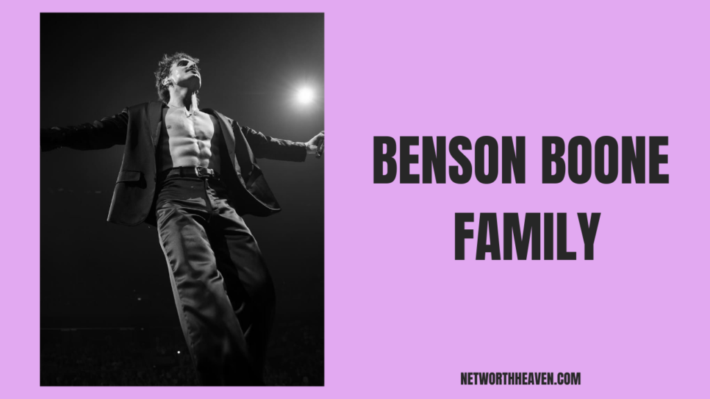 Benson Boone Family